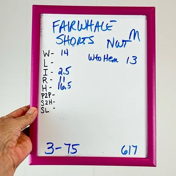 Fairwhale Woven Plaid Glam Lined Sailor Shorts Size M🔥 - Picture 9 of 9